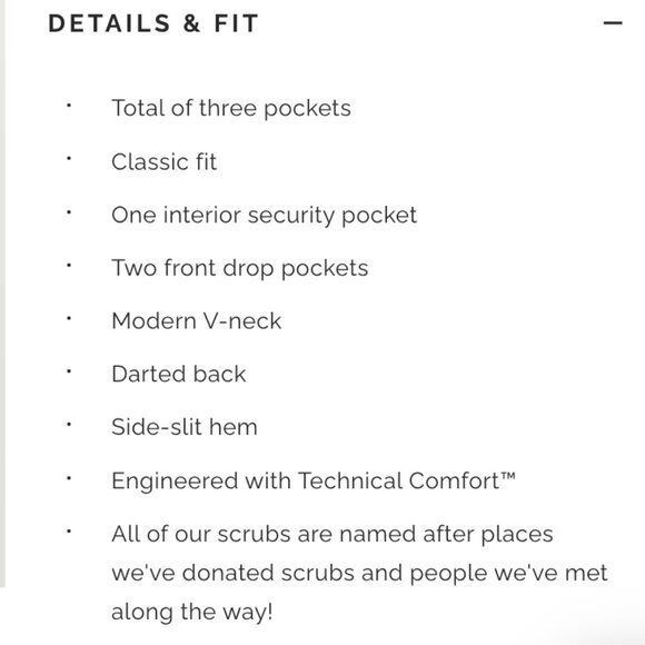 FIGS Charcoal Casma Scrub Top (L) - Picture 5 of 6